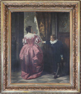 Беккер Адольф фон. Жанровая сцена 